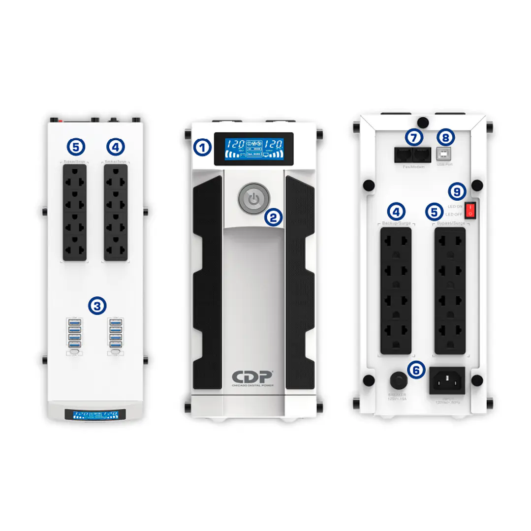UPS CDP GSMART 1516i 1500VA / 900W 2