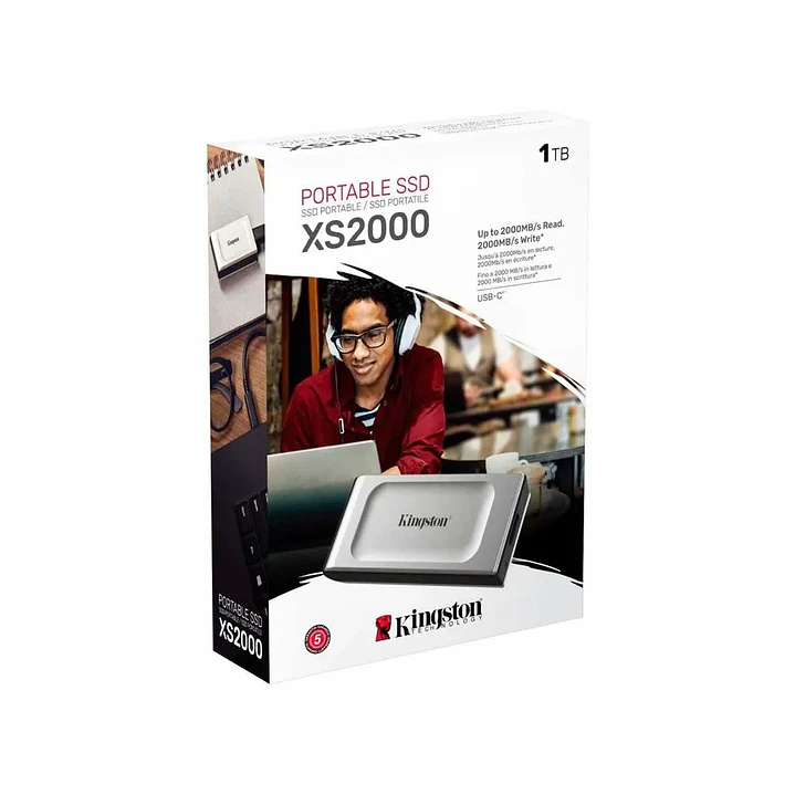 SSD Portátil Kingston XS2000 1TB 2