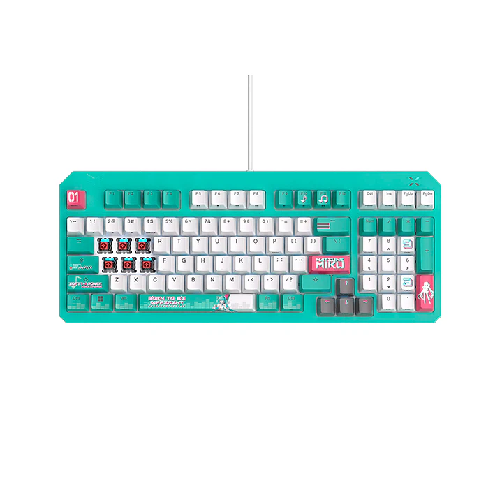 Teclado Gamer ASUS TUF GAMING K3 GEN II HATSUNE MIKU EDITION 1