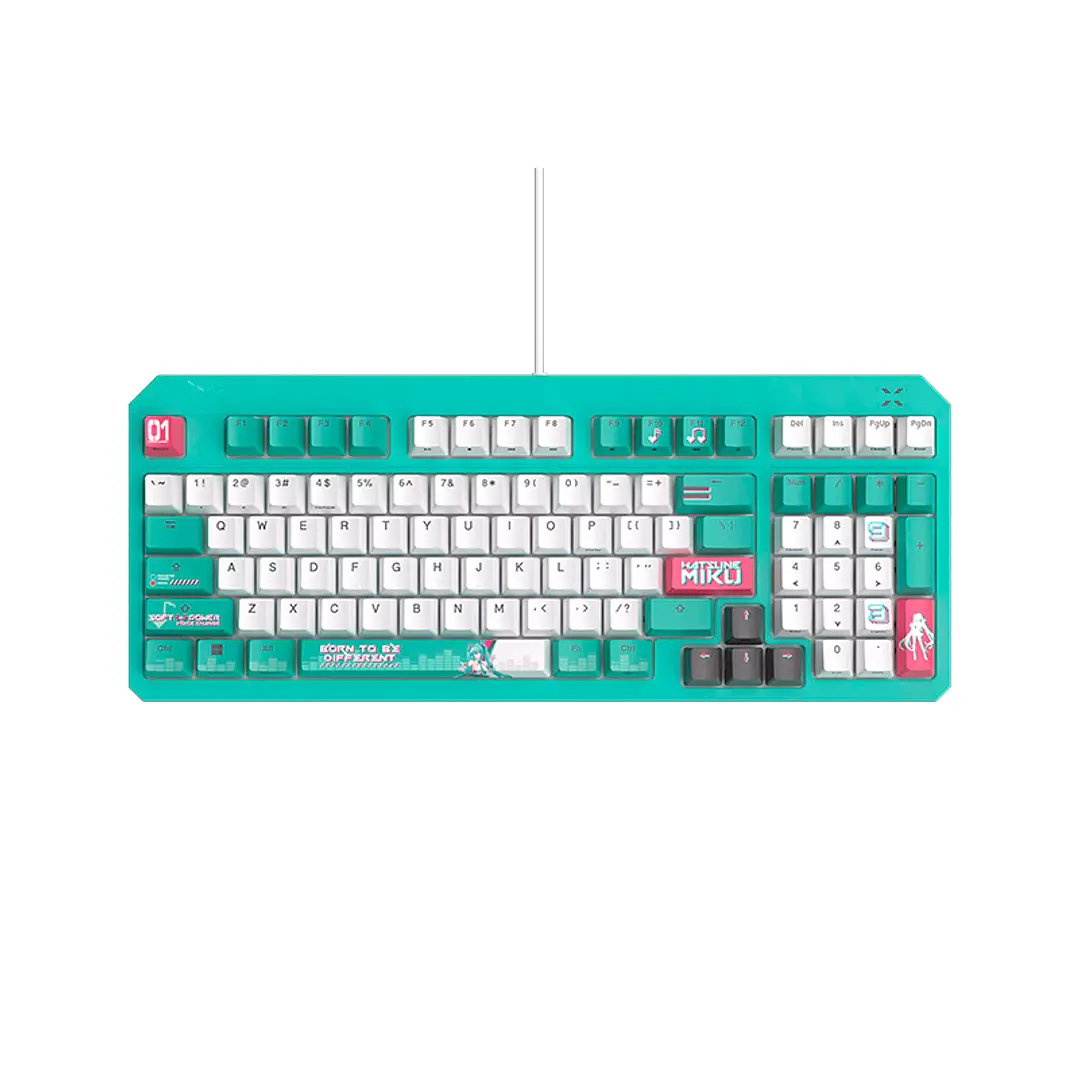 Teclado Gamer ASUS TUF GAMING K3 GEN II HATSUNE MIKU EDITION 2