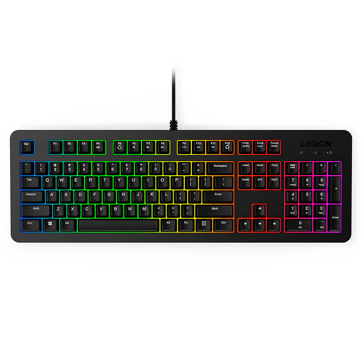 GAMER LENOVO LEGION K310, NEGRO, RGB PROGRAMABLE 5 ZONAS 1