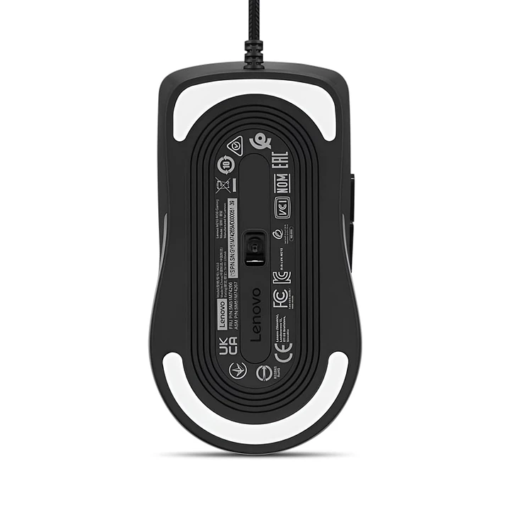 MOUSE GAMER LENOVO M210 RGB, NEGRO, ILUMINACIÓN 3-ZONE RGB HASTA 8000 DPI 4
