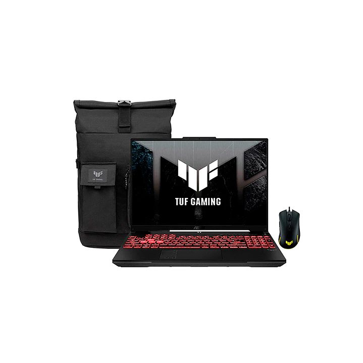 LAPTOP ASUS GAMER TUF F16 WUXGA 144HZ CORE 7 16GB 512GB RTX 3050 6GB + PACK 1