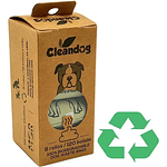 Cleandog 100% 8 Rollos 120 Bolsas - Bolsas Biodegradables Perros