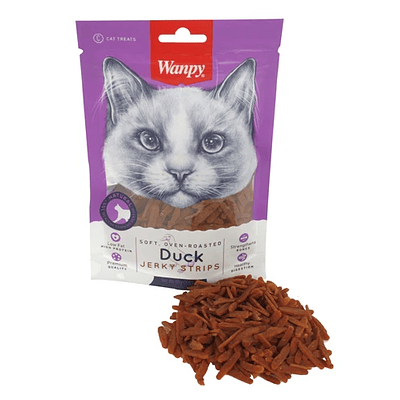 Wanpy Soft Duck Cat 80 g - Snack Gatos