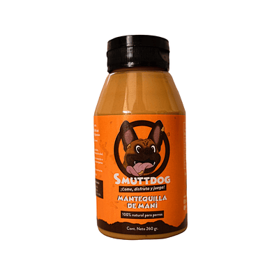 Smuttdog Natural 260g - Mantequilla de Maní Para Perros