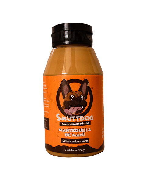 Smuttdog Natural 260g - Mantequilla de Maní Para Perros