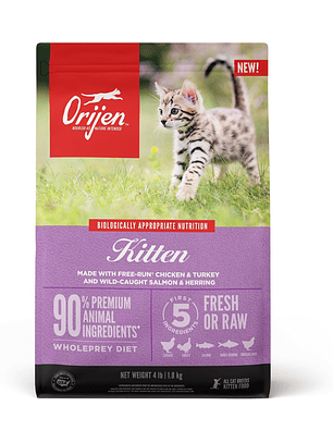Orijen Kitten Formula 1,8 KG - Pollo Pavos Salmón Arenques