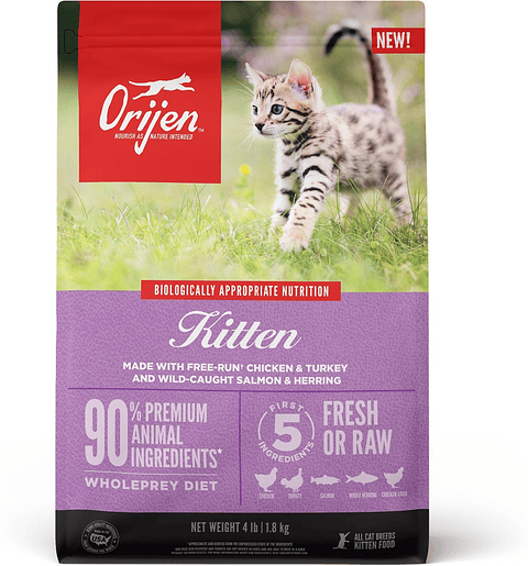 Orijen Kitten Formula 1,8 KG - Pollo Pavos Salmón Arenques