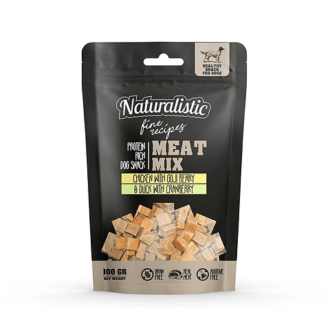 Naturalistic Meatmix Chicken Goji Berry Duck Cranberry 100g