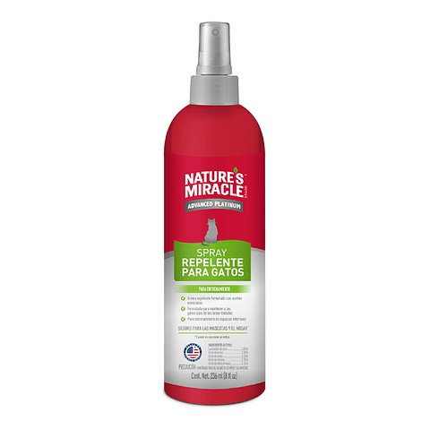Repelente Gatos Natures Miracle Advanced Platinium 236 ml