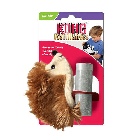 Kong Hedgehog With Catnip - Juguete Para Gatos