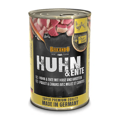 Belcando Pollo con Pato Mijo y Zanahorias 800 g