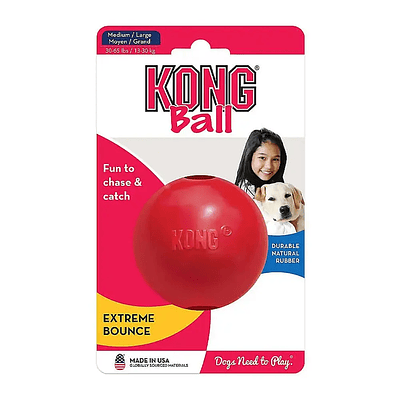 Kong Ball Medium Large - Juguete Pelota Para Perros 