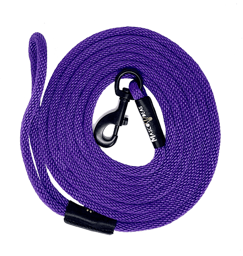 MASCOIDEAS CORREA 3 MTS PARA PERROS SOBRE 15 KG MORADO