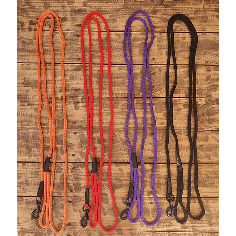 MASCOIDEAS CORREA 5 MTS EXTRA DELGADA PERROS Y GATOS NEGRO