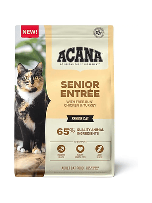 Acana  Senior Entrée Cat 1.8 kg 🐈🇨🇦 - Alimento Premium Gatos