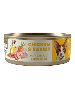 Amity Chicken and Rabbit Gato Adulto Alimento Húmedo 80 g