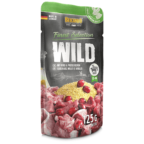 Belcando Wild Venado con Mijo y Arándano 125 g