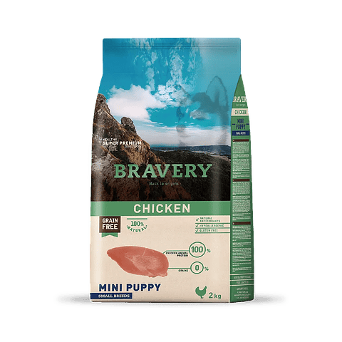 Bravery Chicken Mini Puppy Small Breeds 2 kg 🐕🇪🇸