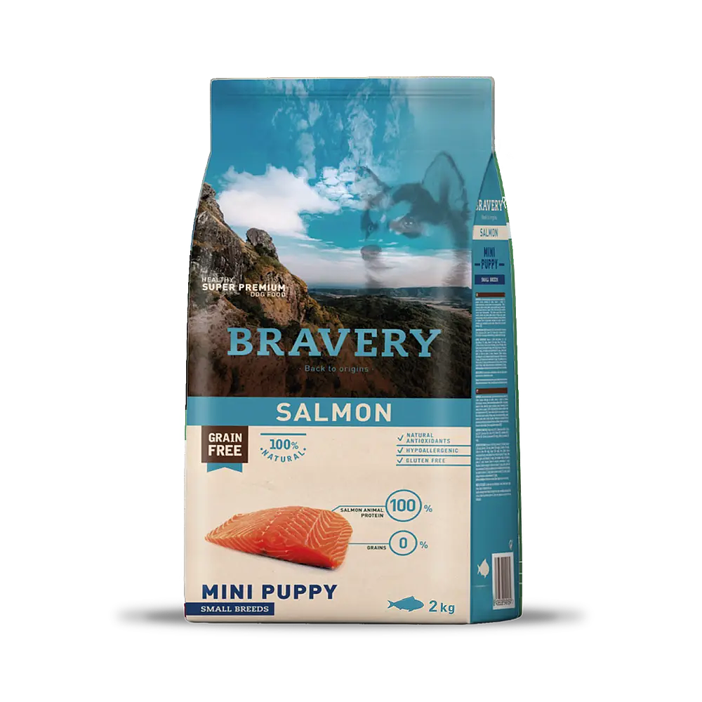 Bravery Salmon Mini Puppy Small Breeds 2 kg