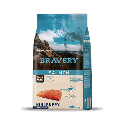 Bravery Salmon Mini Puppy Small Breeds 2 kg