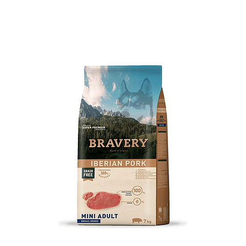Bravery Iberian Pork Mini Adult Small Breeds 7 kg 🐕 🇪🇸