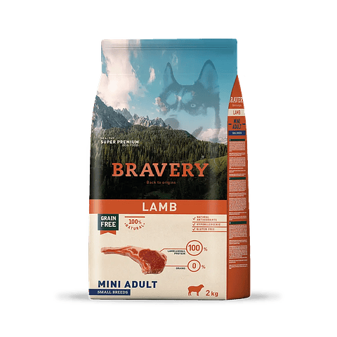 Bravery Lamb Mini Adult Small Breeds 2 kg 🐕 🇪🇸