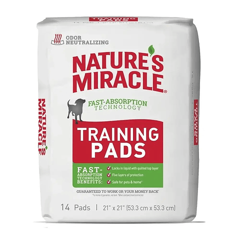Natures Miracle Sabanillas Training Pads Pack 53.3 x 53.3 CM 14 