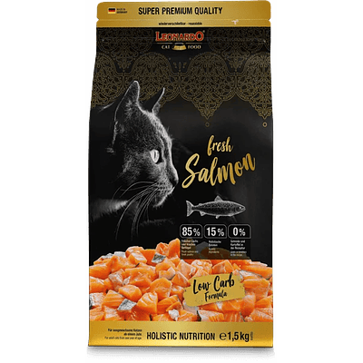 Leonardo Fresh Salmon 1,5 Kg - Alimento Para Gatos Salmón Fresco