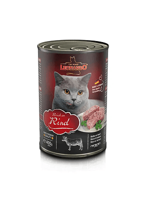 Leonardo Quality  Selection Ternera 400g - Alimento Para Gatos Premium en Latas