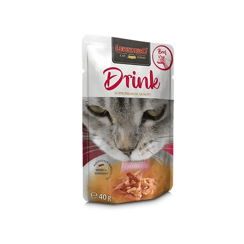 Leonardo Drink Beef 40g - Alimento Húmedo Gatos Vacuno
