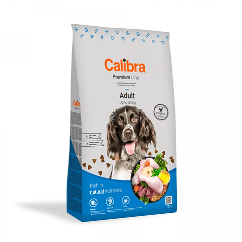 Calibra Dog Premium Line Adult 12 kg - Alimento Premium Para Perros Linea Adultos 