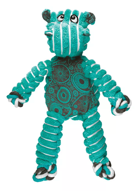 Kong Floppy Knots Hippo Talla M/L - Peluche Para Perros Modelo Hipopótamo