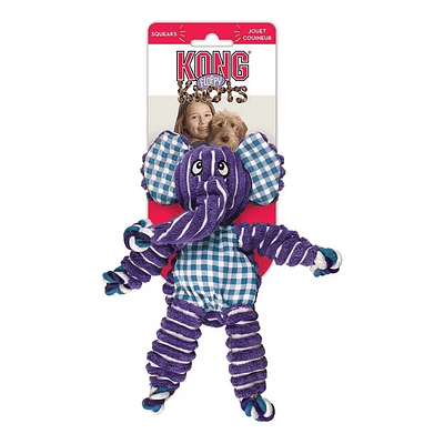 Kong Floppy Knots Elephant Talla M/L - Peluche Para Perros Modelo Elefante  