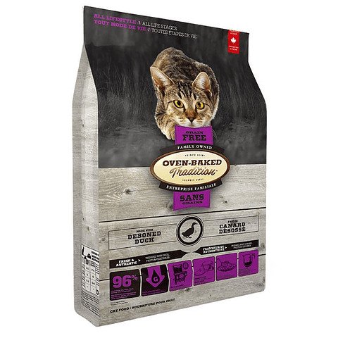 Oven Baked Para Gatos - Tradition Pato 2.27 kg - Alimento Natural y Saludable
