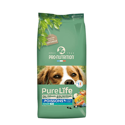 Pro Nutrition Pure Life Adult 7+ 🐕🇫🇷 - Alimento para Perros Adultos 