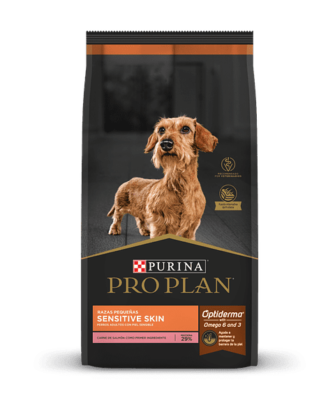 Pro Plan Sensitive Skin Small Breed 3 kg 🇺🇸- Piel Sensible Razas Pequeñas