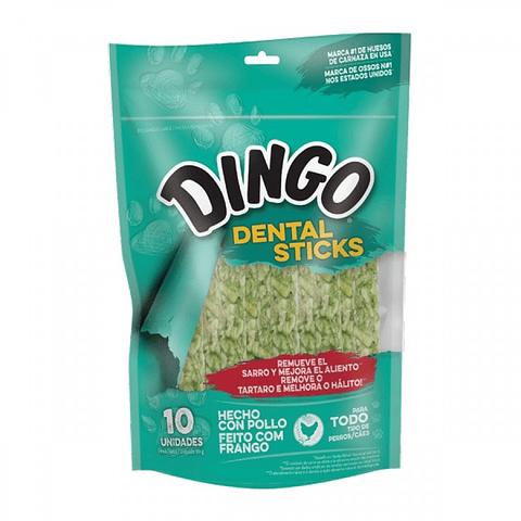 Snack Para Perros Dingo Dental Sticks 90 g