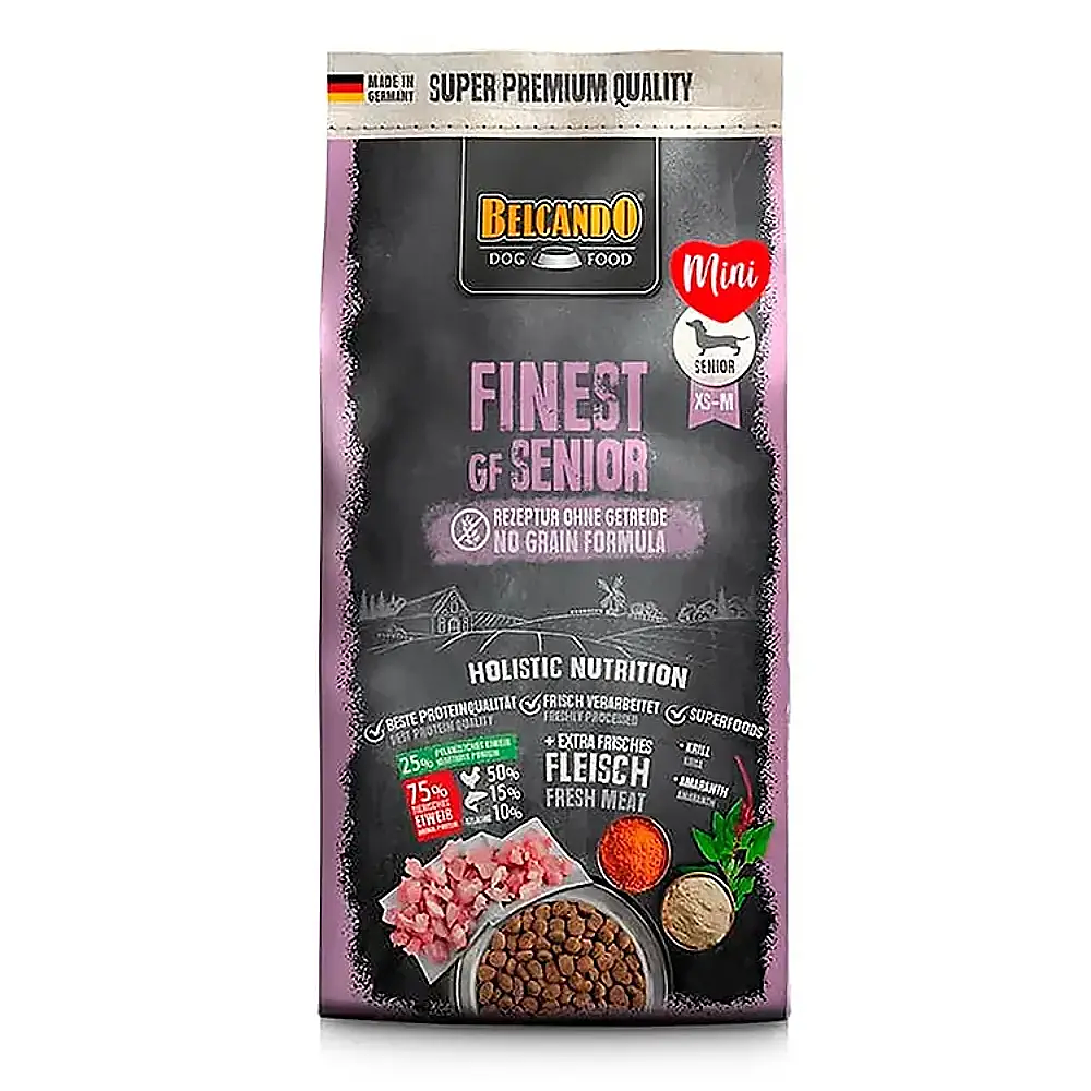 Belcando Finest Gf  Senior 12,5 Kg 🇩🇪 - Alimento Premium Para Perros Adultos