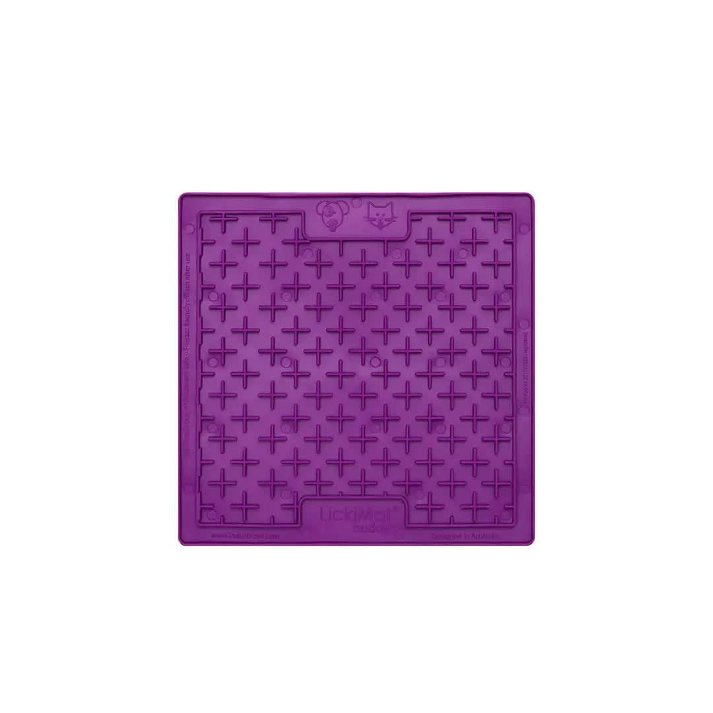 Lickimat Buddy Purple 20×2×20cm Alfombrilla de Alimentación Lenta