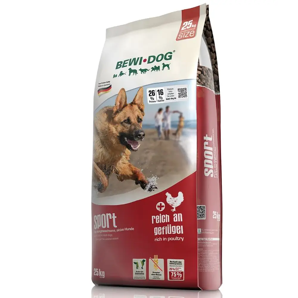 Bewidog Sport 25 kg - Alimento Super Premium Alta Actividad Física