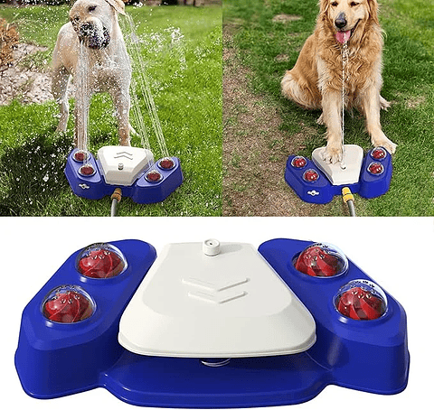 Fuente de Agua Para Perros Multifuncional con Pedal 