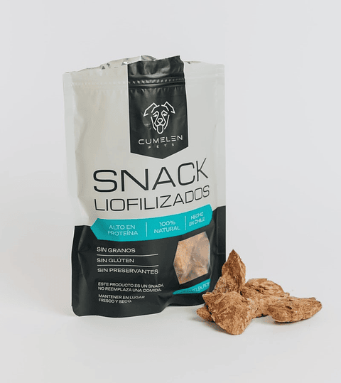Snack Perros Hígado de Pollo Liofilizado Cumelen 100 g - InfoPet Reñaca Viña del Mar