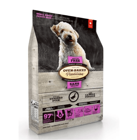 Oven Baked Tradition GF Dog Small Bites Duck 4,54 kg - Comida Perro Croqueta Pequeña Pato