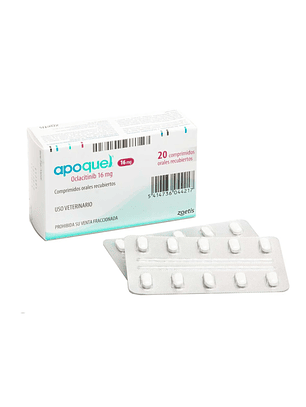 Apoquel 16 mg Zoetis - Alivio de Picazón en Perros