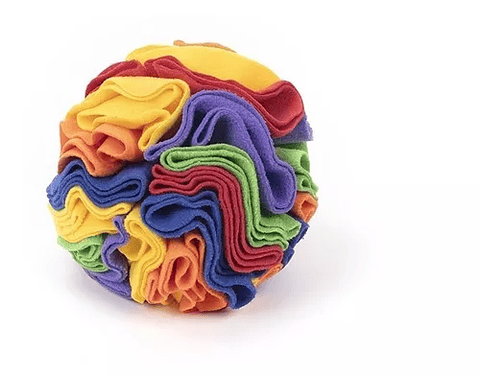 Pelota Olfativa Arcoíris - Alimentación Lenta Perros y Gatos