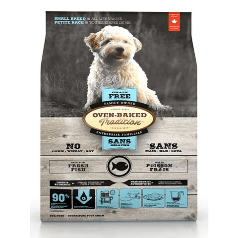 Oven Baked Tradition GF Dog Small Bites Fish 5.67 kg All Breeds - Libre de Granos + Pescado