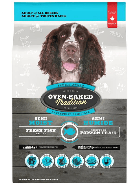 Oven Baked Tradition Semi Humedo Fish 2.27 kg Perros