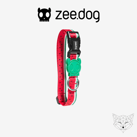 ZeeDog Lola Collar Small - Collar Ajustable Para Perros Pequeños ☠️🍉🌴